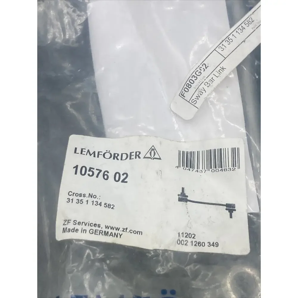 2x LEMFÖRDER FRONT ANTI ROLL BAR STABILISER PAIR 10576 02 G NEW OE REPLACEMENT